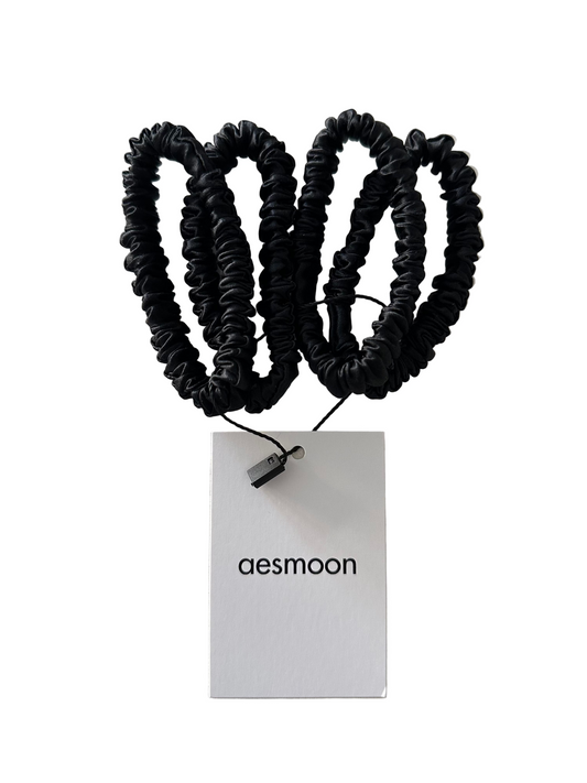 Silk Hair Ties - Set of 4